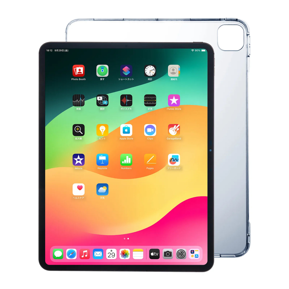 iPad Pro 13インチ（M4/2024）用クリアハードケース PDA-IPAD2002CL2