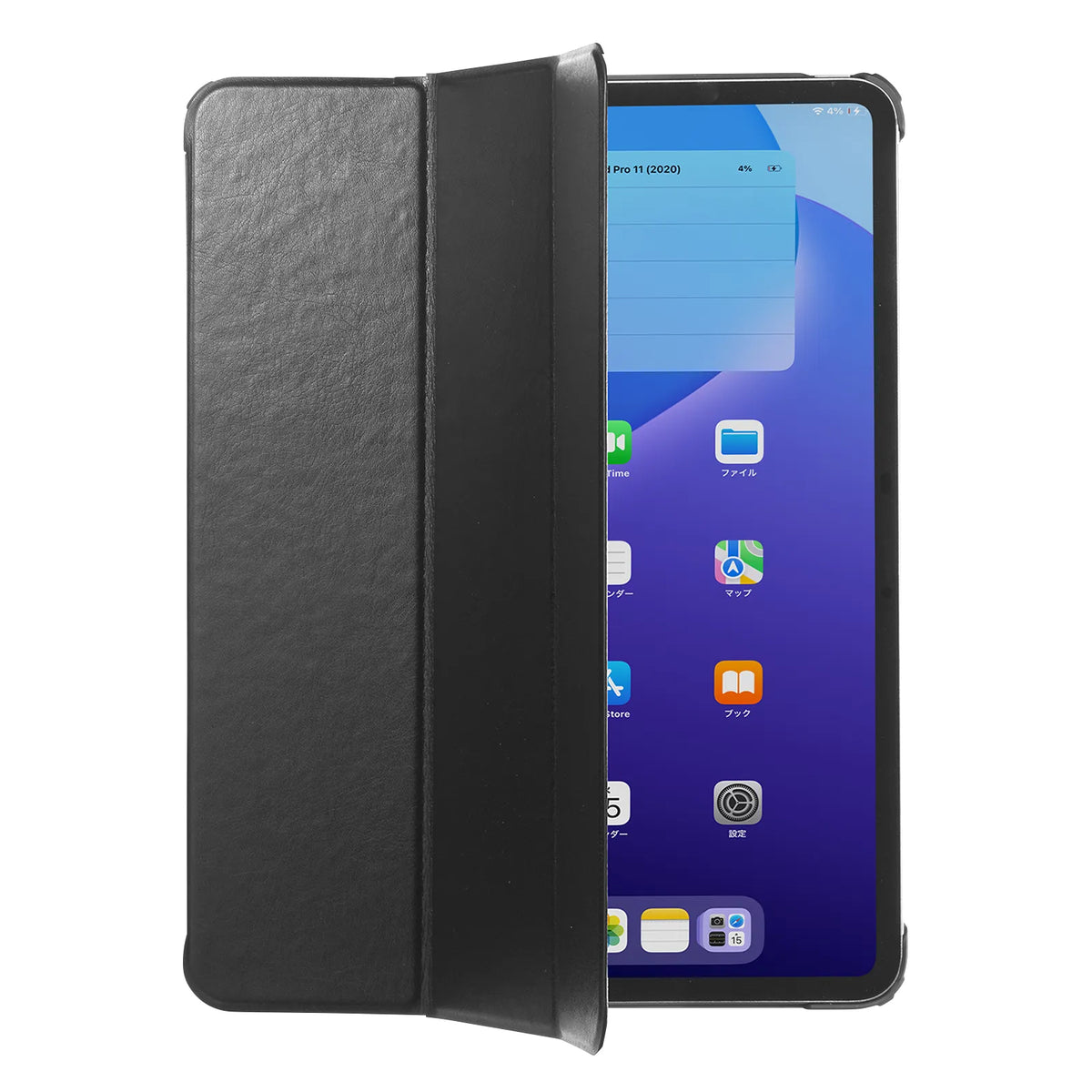 iPad Pro 13インチ（M4/2024）用ソフトレザーケース（ブラック） PDA-IPAD2007BK