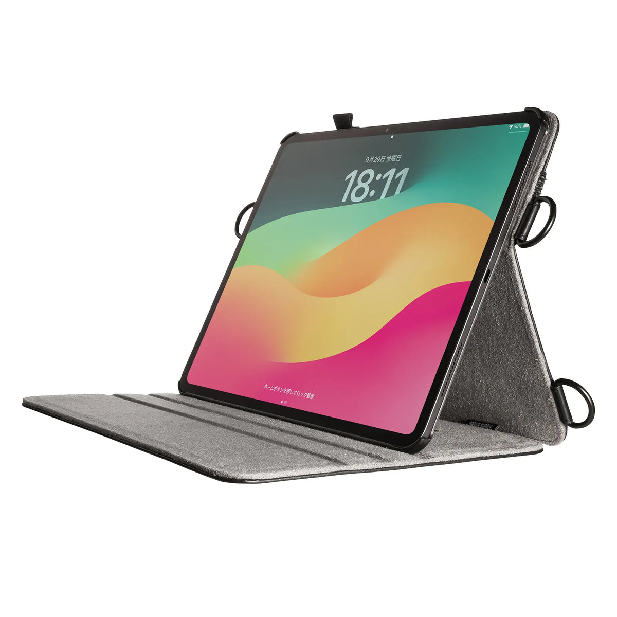iPad Pro 13-inch (M4/2024) Case with Stand and Strap PDA-IPAD2012BK