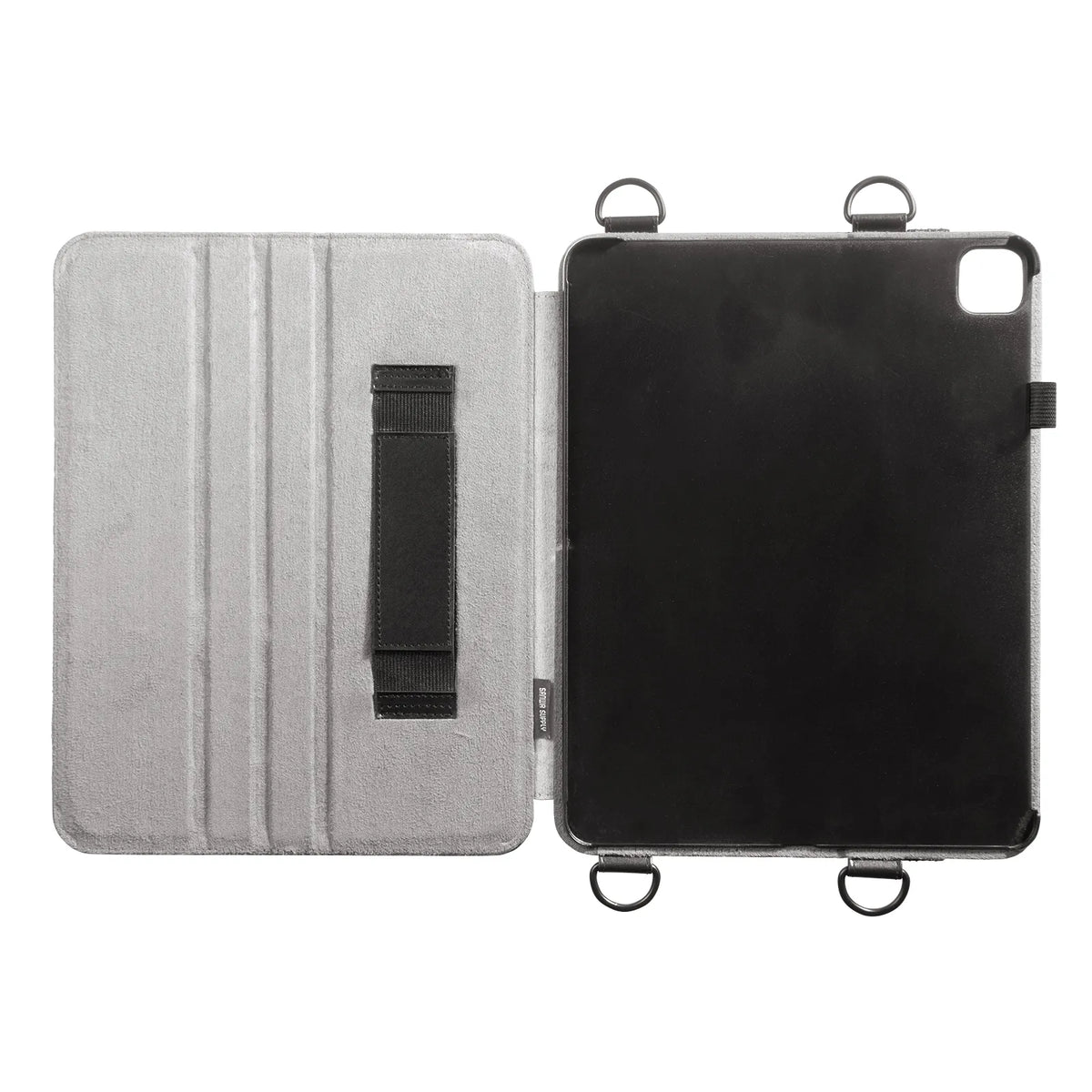 iPad Pro 13-inch (M4/2024) Case with Stand and Strap PDA-IPAD2012BK