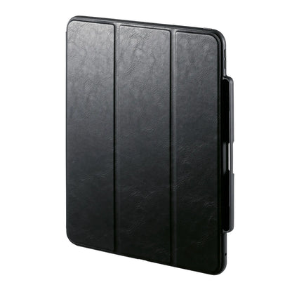 iPad Pro 13-inch (M4/2024) case with stylus pen storage pocket PDA-IPAD2014BK