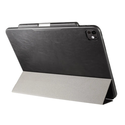 iPad Pro 13-inch (M4/2024) case with stylus pen storage pocket PDA-IPAD2014BK