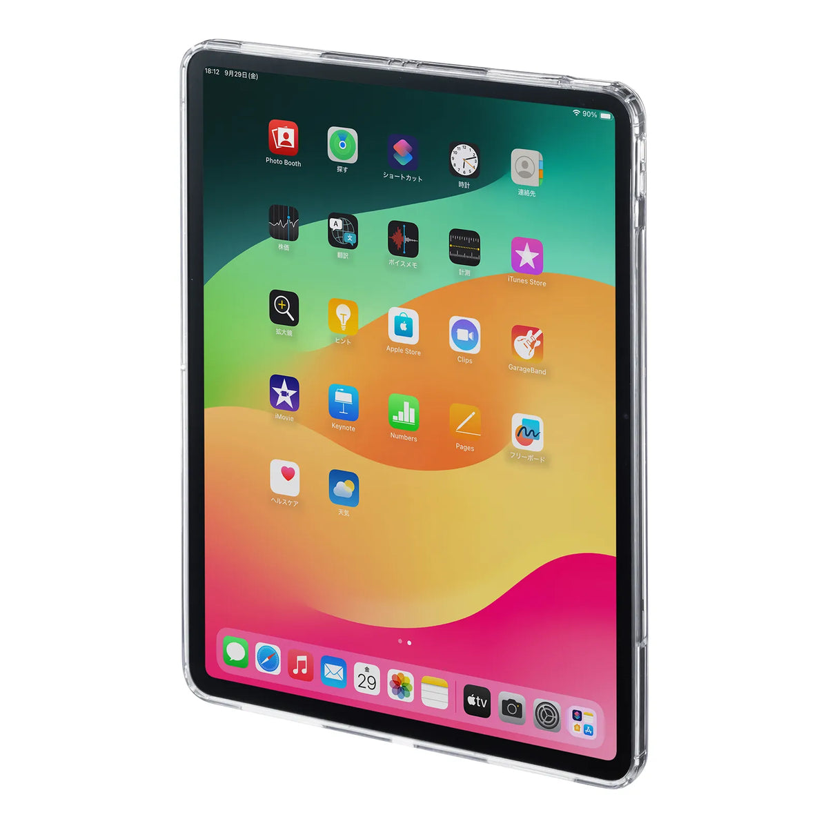 Clear hard case for iPad Air 13-inch (M2/2024) PDA-IPAD2102CL