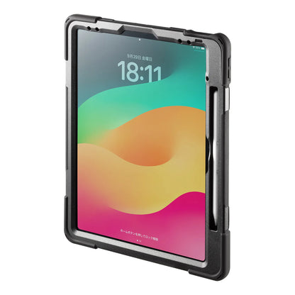 iPad Air 13インチ（M2/2024）用耐衝撃ケース PDA-IPAD2117BK