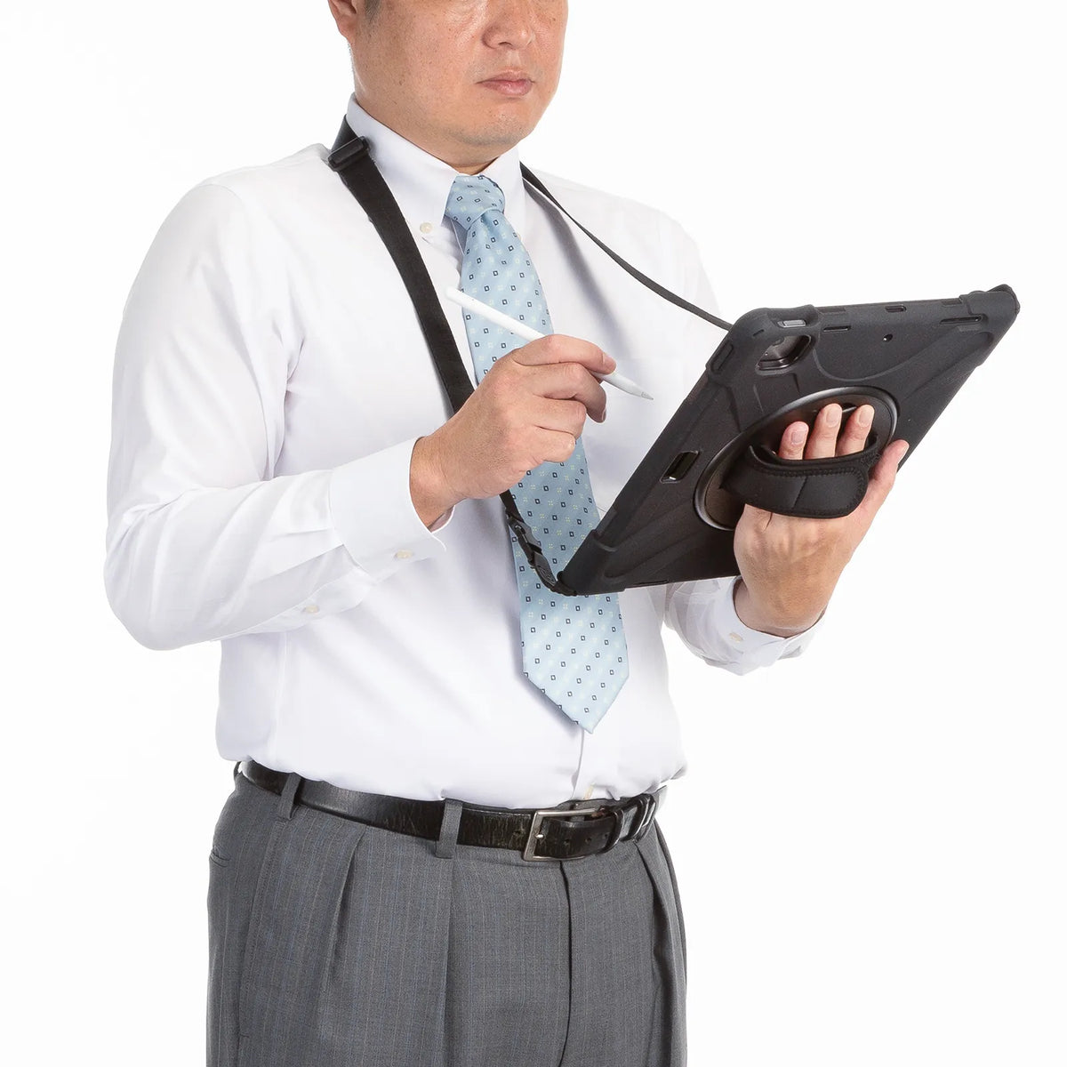 iPad Air 13インチ（M2/2024）用耐衝撃ケース PDA-IPAD2117BK