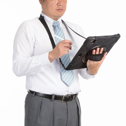 iPad Air 13インチ（M2/2024）用耐衝撃ケース PDA-IPAD2117BK