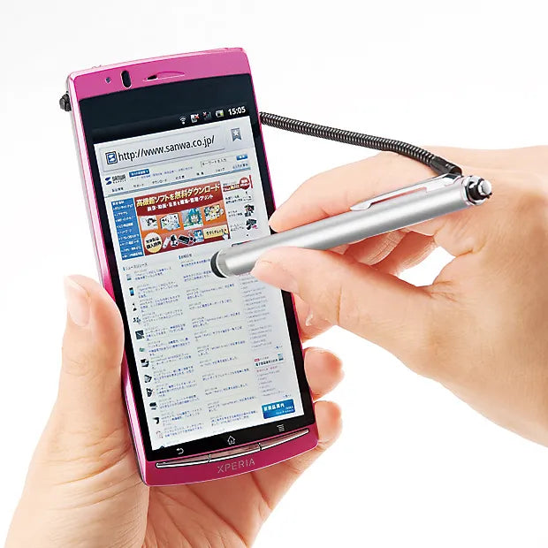 Smartphone & Tablet Stylus Pen (Silver) PDA-PEN25SV