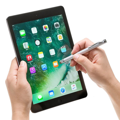 Conductive fiber stylus pen (with replaceable tip, silver) PDA-PEN43SV