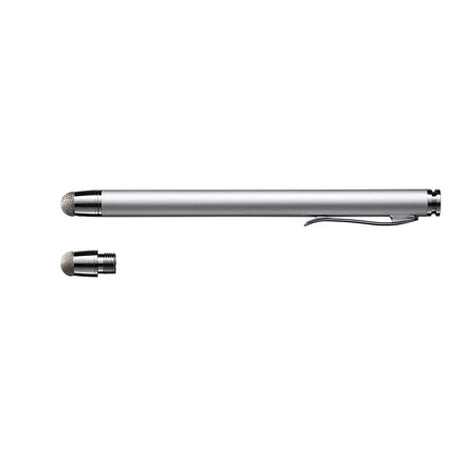 Conductive fiber stylus pen (with replaceable tip, silver) PDA-PEN43SV