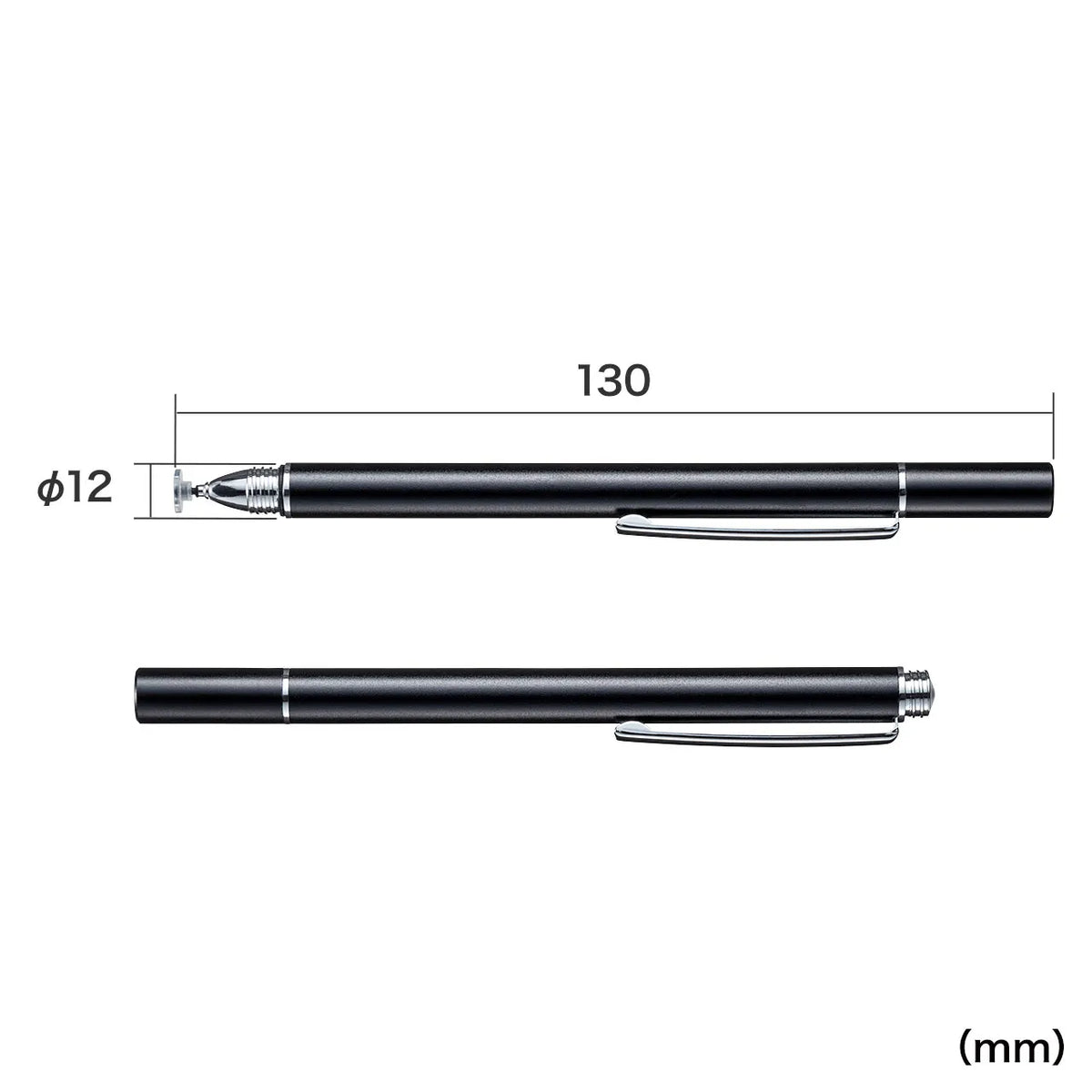Disc-type stylus pen (black) PDA-PEN49BK