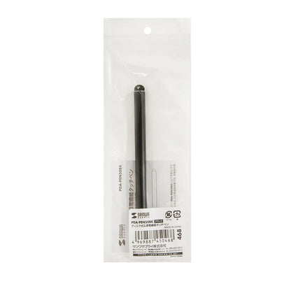 Disc-type & conductive fiber stylus pen (black) PDA-PEN50BK