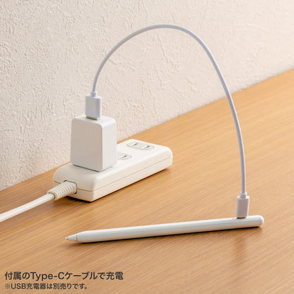 Hybrid rechargeable ultra-fine stylus pen (white) PDA-PEN58W