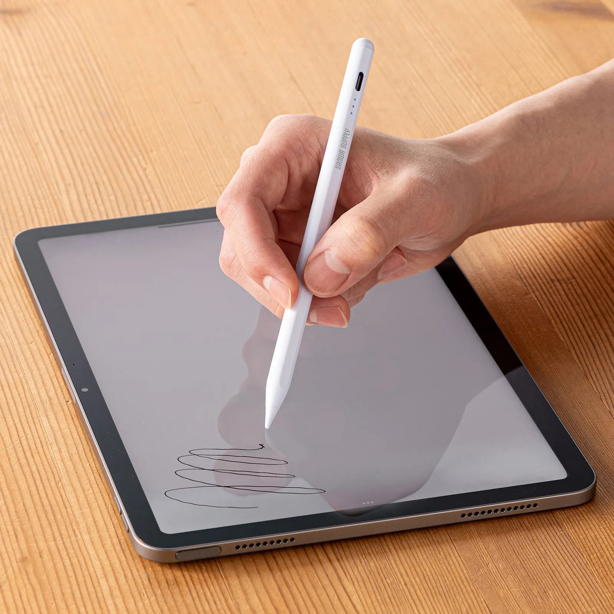 Apple iPad専用充電式極細タッチペン（ホワイト） PDA-PEN60W