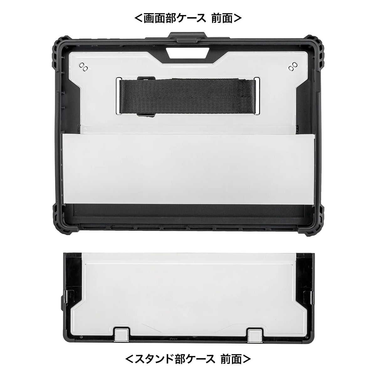 Shockproof case for Surface Pro 11th generation/10/9 (with shoulder strap) PDA-SF12BK