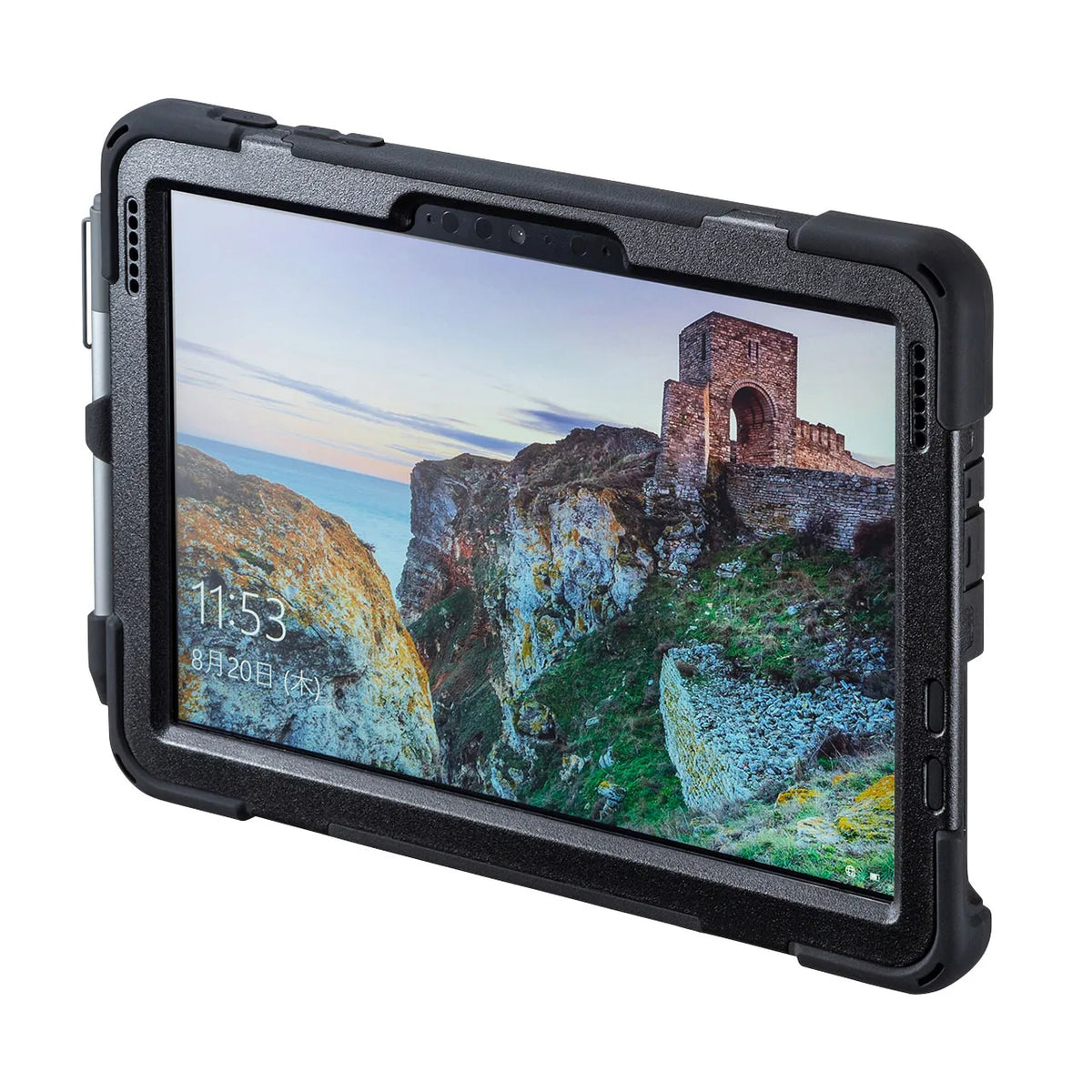 Surface Go 2 Shockproof Case (with handle, stand, and shoulder strap) PDA-SF7BK