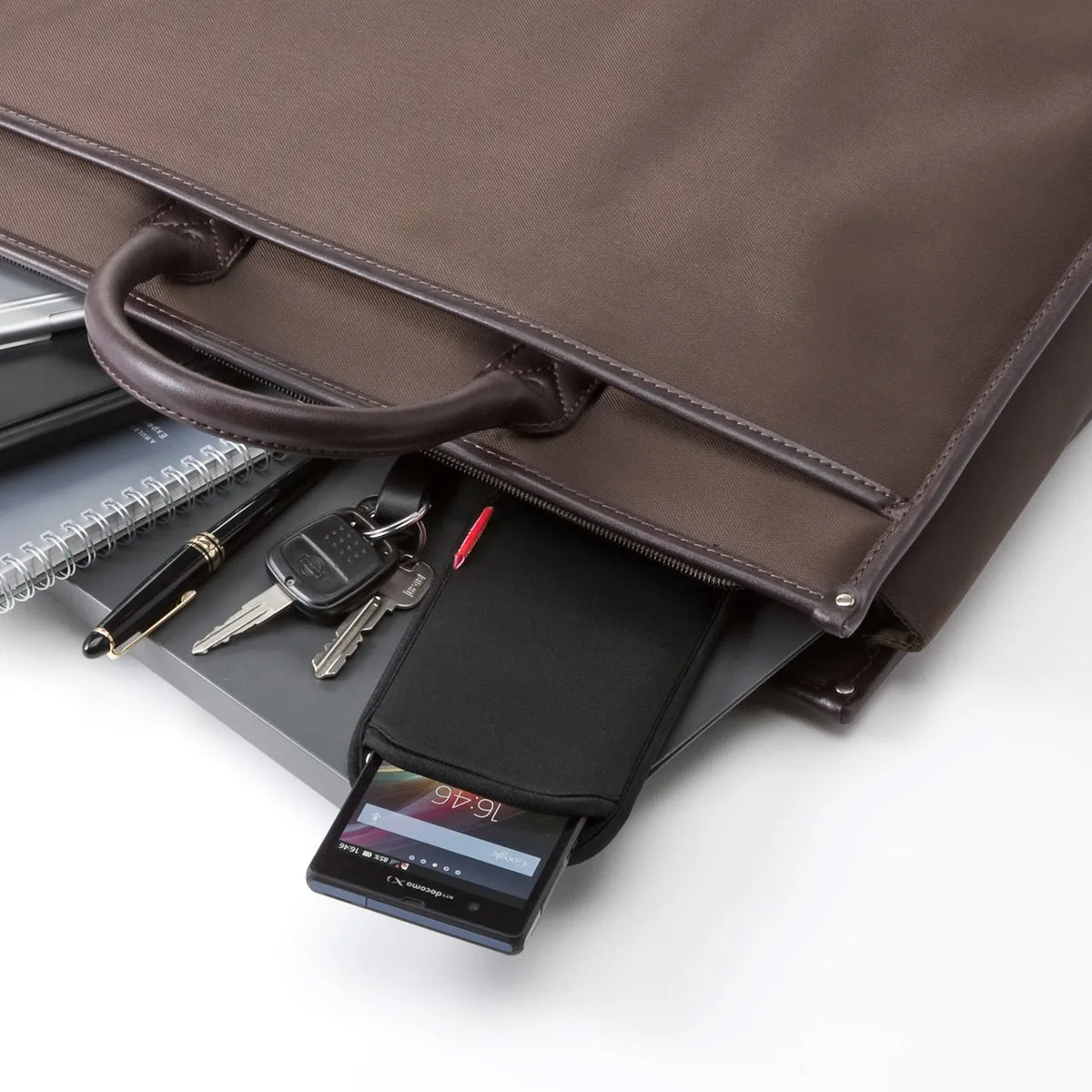 Multi-smartphone case (for 5-inch phones) PDA-SPC9BK