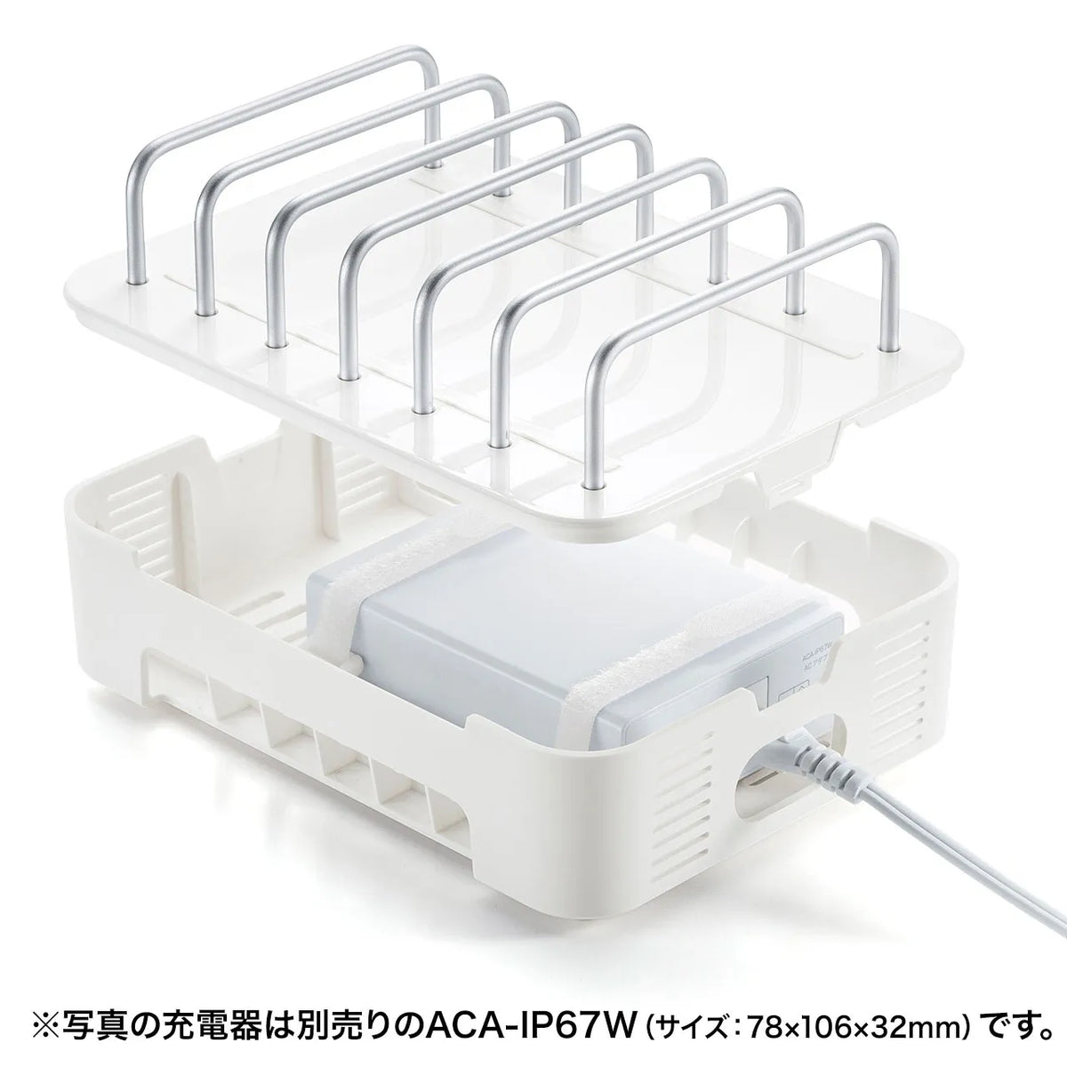 Tablet/Smartphone Stand (Charger Storage Type) PDA-STN21WN2