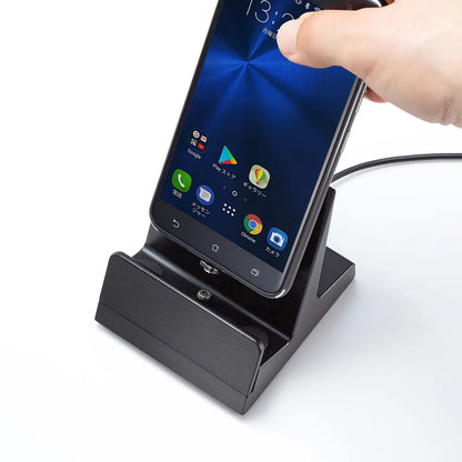 マグネット着脱式充電クレードルスタンド PDA-STN28BK
