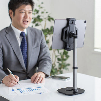 Tablet Extendable Arm Stand (Height Adjustable Type) PDA-STN39BK