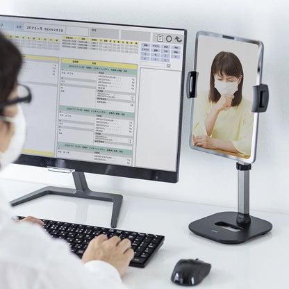 Tablet Extendable Arm Stand (Height Adjustable Type) PDA-STN39BK