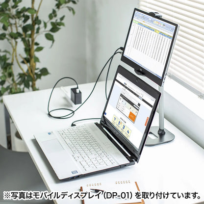Tablet Extendable Arm Stand (Height Adjustable Type) PDA-STN39BK