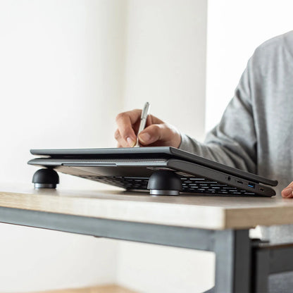 Laptop stand (flat type, compact) PDA-STN42BK