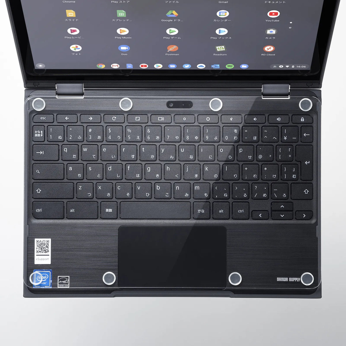 Acrylic keyboard cover for laptops (for Chromebook 11.6-inch) PDA-STN64CL