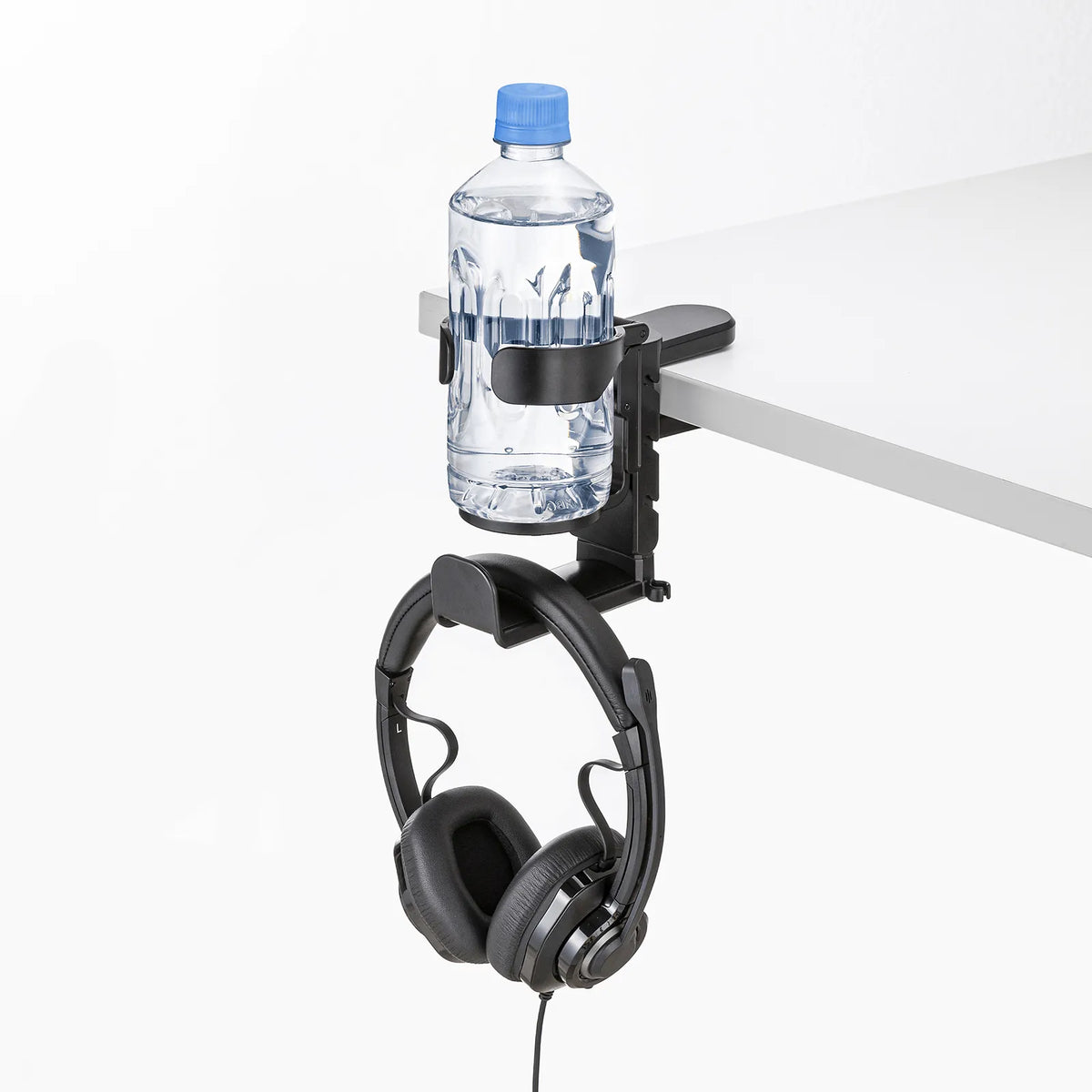 Headphone hook with drink holder PDA-STN71BK
