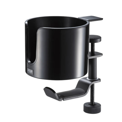 Bag hanger with drink holder PDA-STN76BK