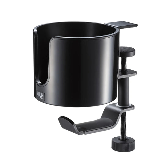 Bag hanger with drink holder PDA-STN76BK