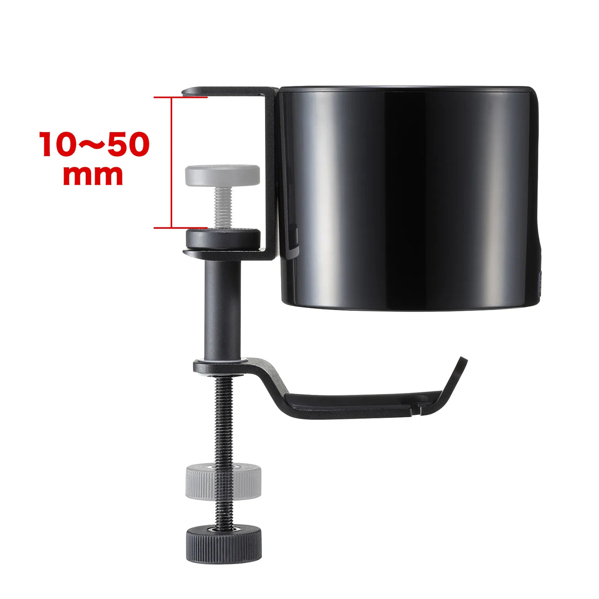 Bag hanger with drink holder PDA-STN76BK
