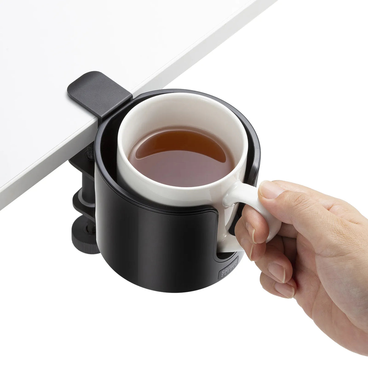 Bag hanger with drink holder PDA-STN76BK