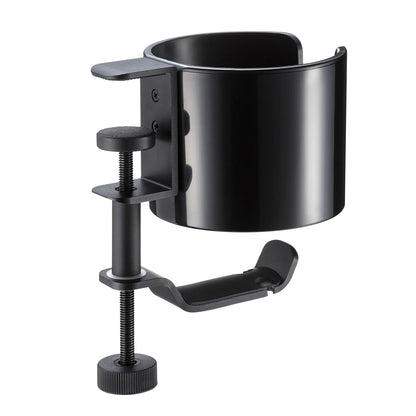 Bag hanger with drink holder PDA-STN76BK