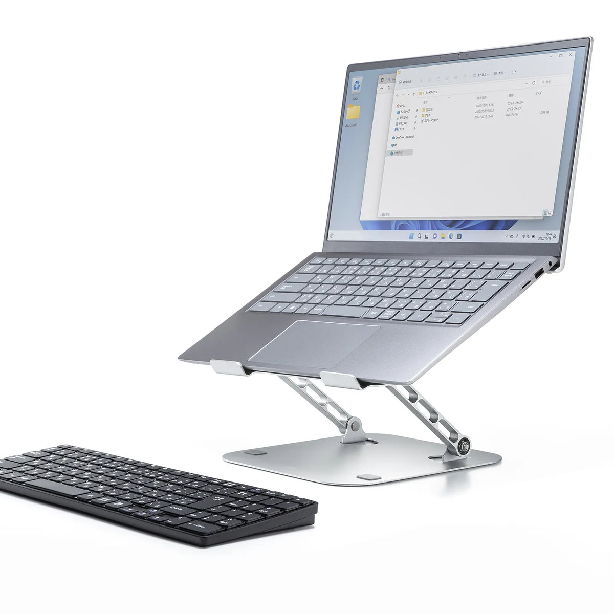 Laptop stand (angle and height adjustable type) PDA-STN78S