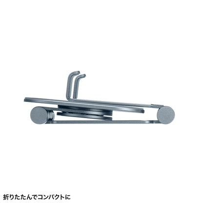 Smartphone stand (rotating, aluminum material) PDA-STN79GY