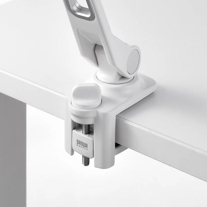 Clamp arm holder for mobile monitors and tablets (white) PDA-STN85W