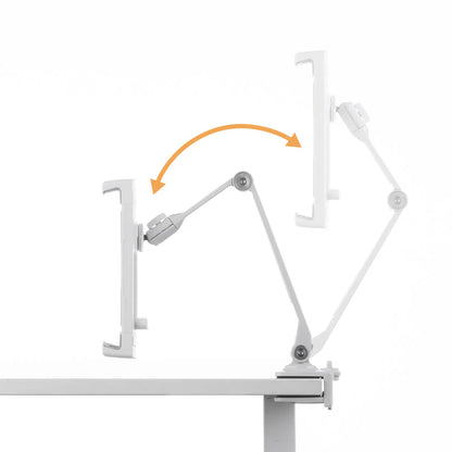 Clamp arm holder for mobile monitors and tablets (white) PDA-STN85W