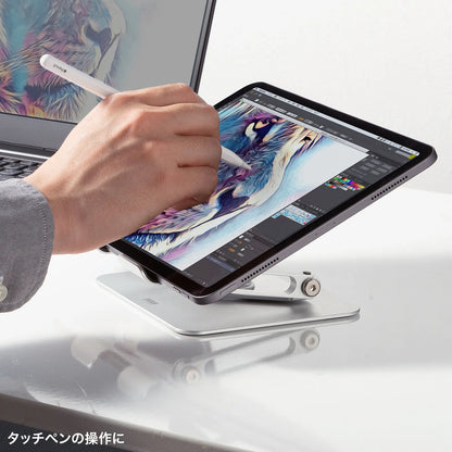 Tablet stand (rotating, aluminum) PDA-STN87S