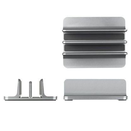 Aluminum laptop stand (vertical, for 2 laptops) PDA-STN91S