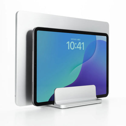 Aluminum laptop stand (vertical, for 2 laptops) PDA-STN91S