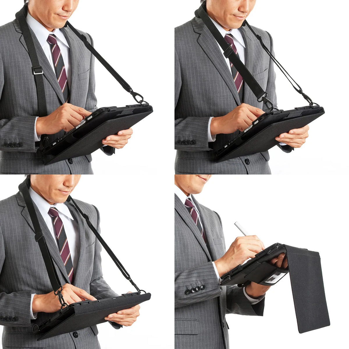 10.1-inch tablet PC case with shoulder strap PDA-TAB4