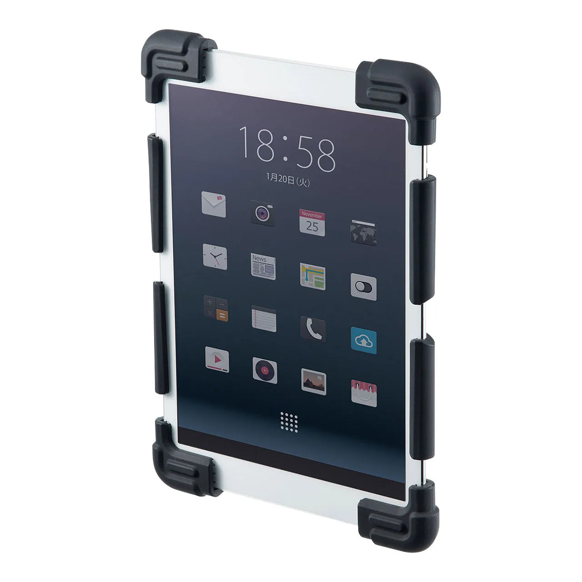 耐衝撃シリコンケース（8.9-11.6インチ） PDA-TABH4BK