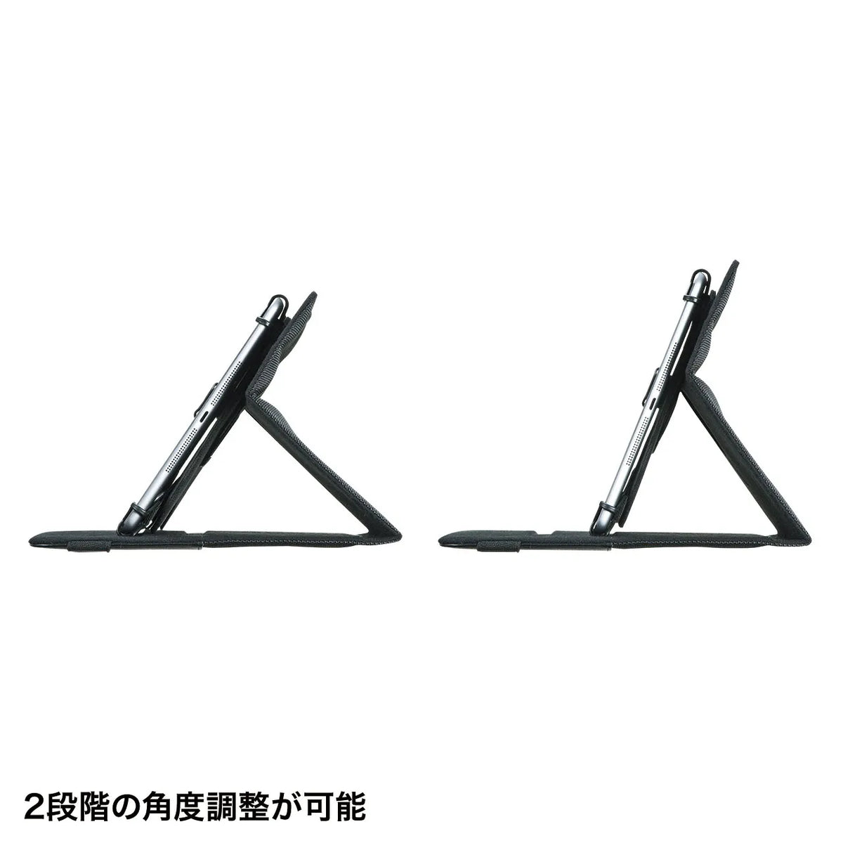 タブレットPCマルチサイズケース（10.1インチ・ｽﾀﾝﾄﾞ機能付き） PDA-TABPR10BK