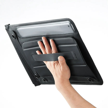 タブレット防水防塵ケース（スタンド付き・ショルダーベルト付き・12.9インチ） PDA-TABWPST12