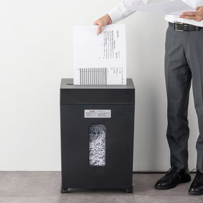 Cross-cut shredder (A3 compatible, 30-liter capacity) PSD-CC002BK