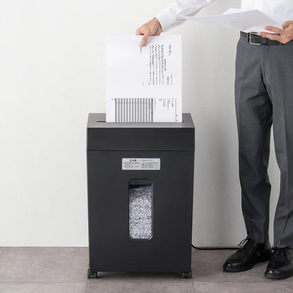 Micro-cut shredder (A3 compatible, 30-liter capacity) PSD-MC002BK
