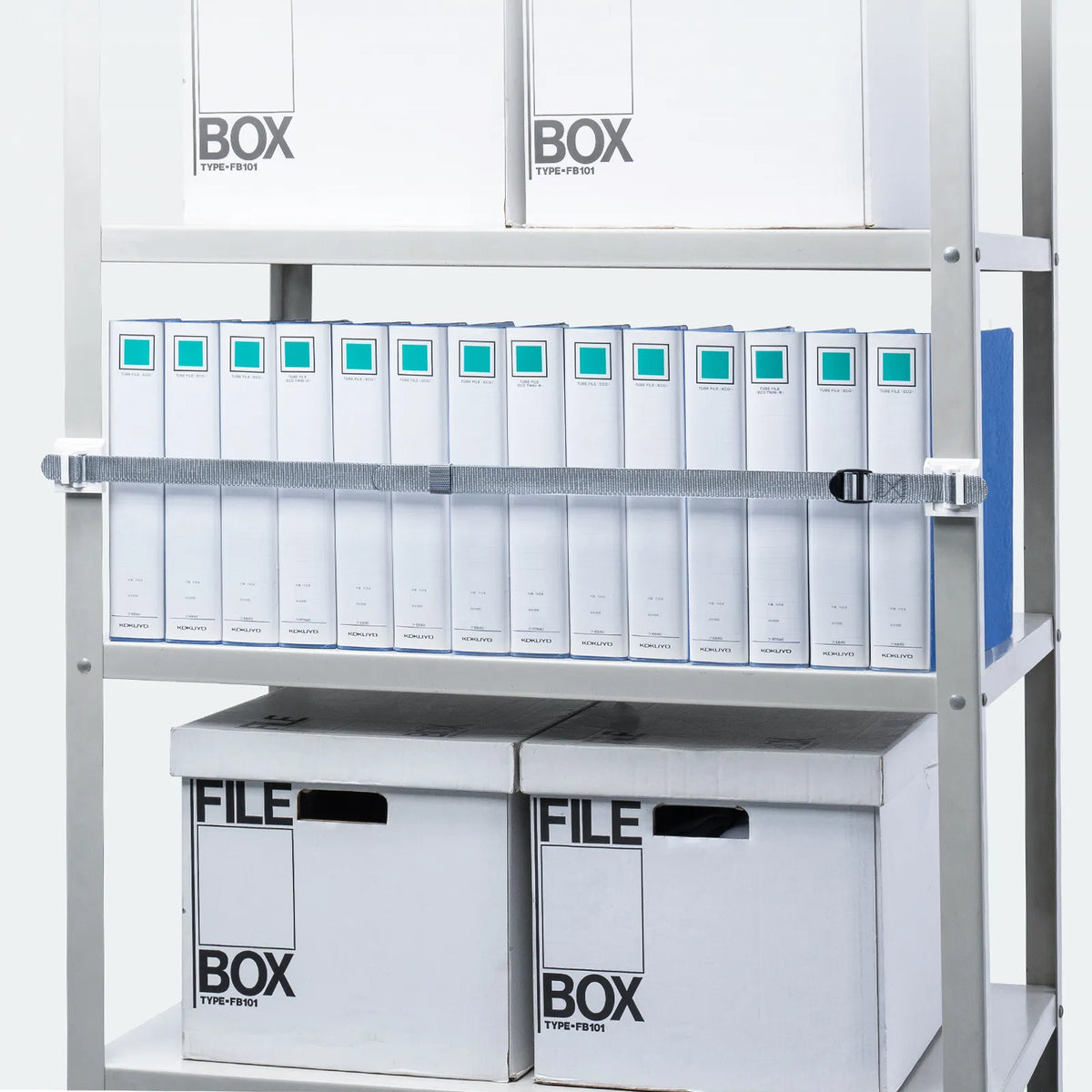 Shelf fall prevention stopper (180cm, 1 piece) QL-E102-180