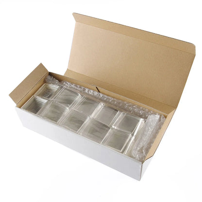 Transparent double-sided adhesive rubber (medium), 100 pieces, QL-E75CL-25