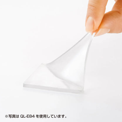 Transparent seismic-resistant rubber G-BLOX gel (4 pieces, 20mm square) QL-E85
