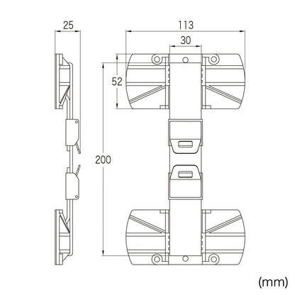 Cabinet holder (1 piece) QL-E87